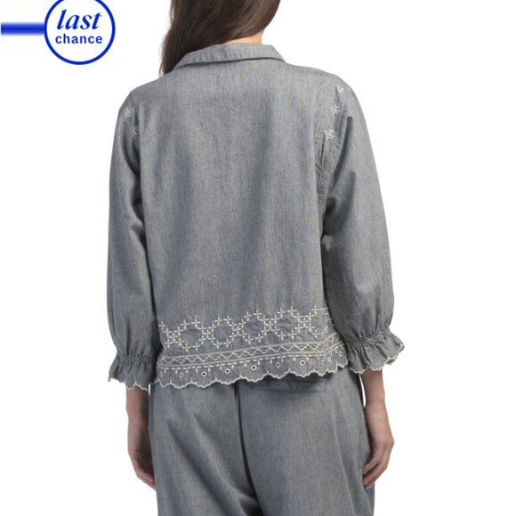 SEVENTY+MOCHI Indigo Sophie Shirt - Picture 2 of 2